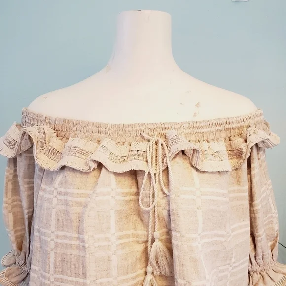STEVIE MAY WILLOW OFF SHOULDER TOP SIZE XS - Picture 5 of 11
